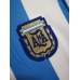 Argentina 1986 World Cup Home White&Blue Long Sleeve Soccer Jersey